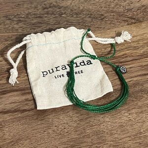 Pura Vida Emerald Braided Bracelet